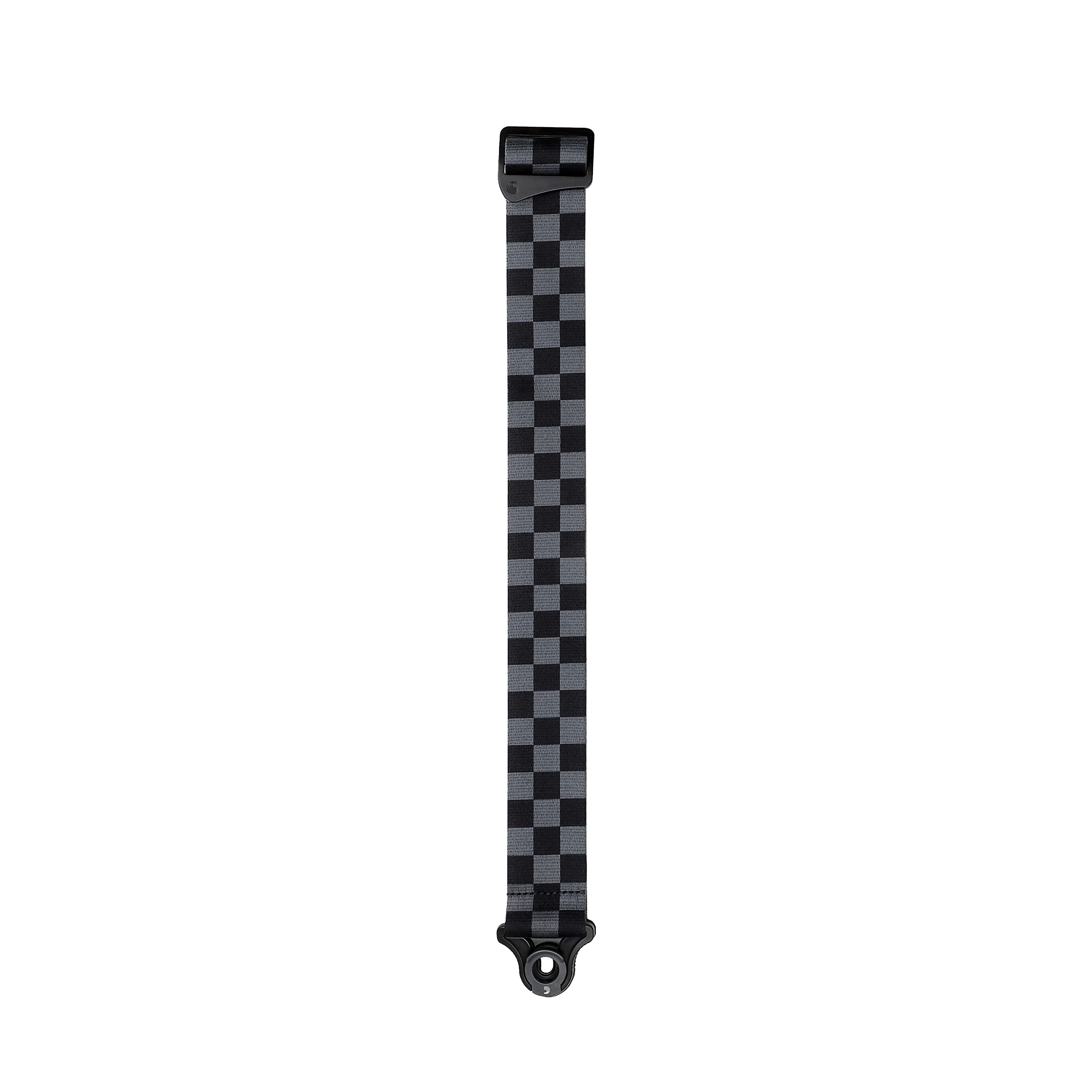 D 'Addario Accessories D 'Addario Auto Lock Guitar Strap, Checkerboard Black & Grey