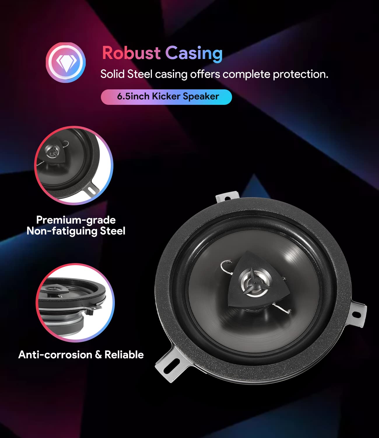 2 Pack Replace For Mopar Kicker Speaker Upgrade 2007 2018 Jeep Wrangler Jk Jku, 77Kick10