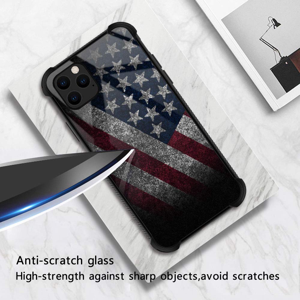 Zhegailian Case Compatible With Iphone 12 Mini,Vintage Flag Case For Iphone 12 Mini For Boys Men,Pattern Design Anti Scratch Org