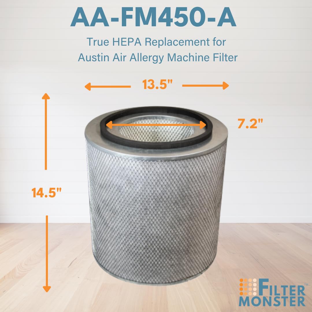 Filter-Monster Replacement Compatible With Austin Air Allergy Machine (Hm405) Filter With Pre-Filter