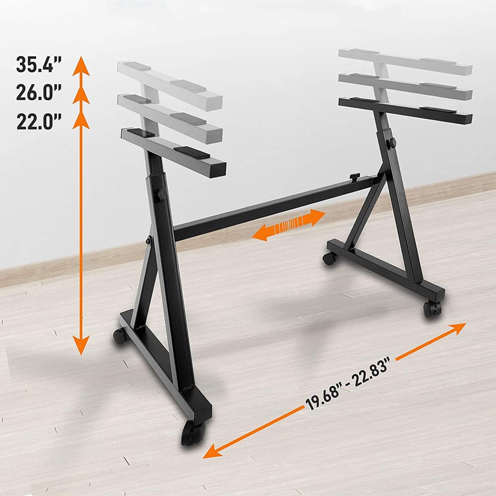 Pyle Universal Electronic Black Heavy-Duty Z Style Keyboard Organ Holder Rack Portable Piano Stand W/Adjustable Height And Width