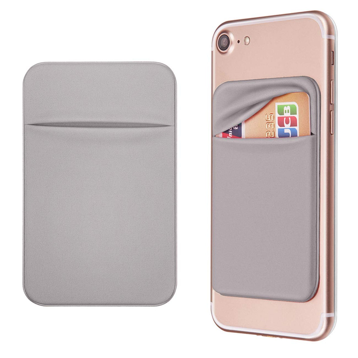 Obvis Cell Phone Pocket Self Adhesive Card Holder Stick On Wallet Sleeve With Adhesive Rfid Card Id Credit Card Atm Card Holder