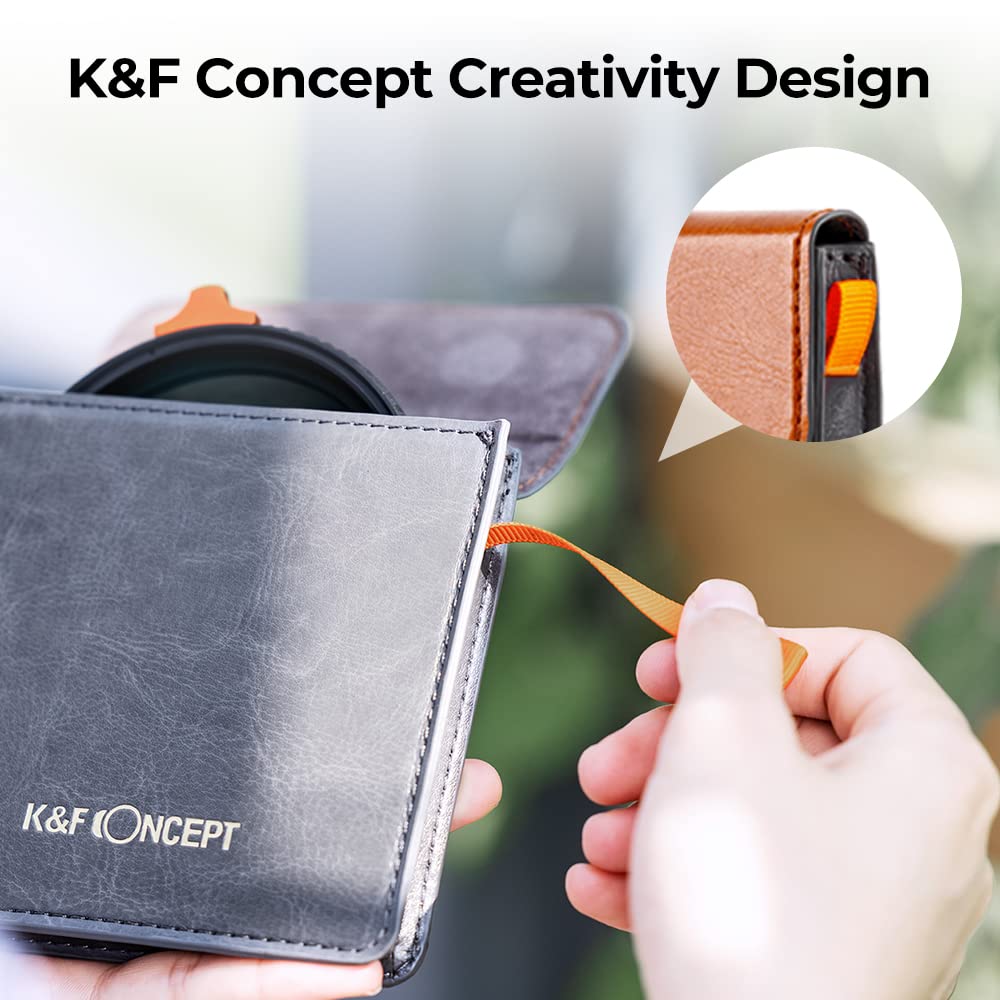 K&F Concept 86Mm Putter Variable Nd Filter Nd2 Nd400 (1 9 Stops) 28 Multi Layer Coatings Import Agc Glass Adjustable Neutral Den