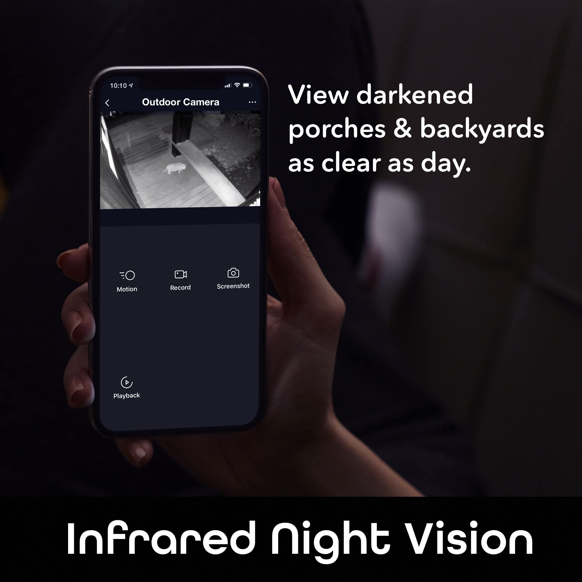 Geeni Hawk Hd 1080P Outdoor Security Camera | Ip66 Weatherproof Wifi Surveillance With Night Vision, 2 Way Audio, And Motion Det