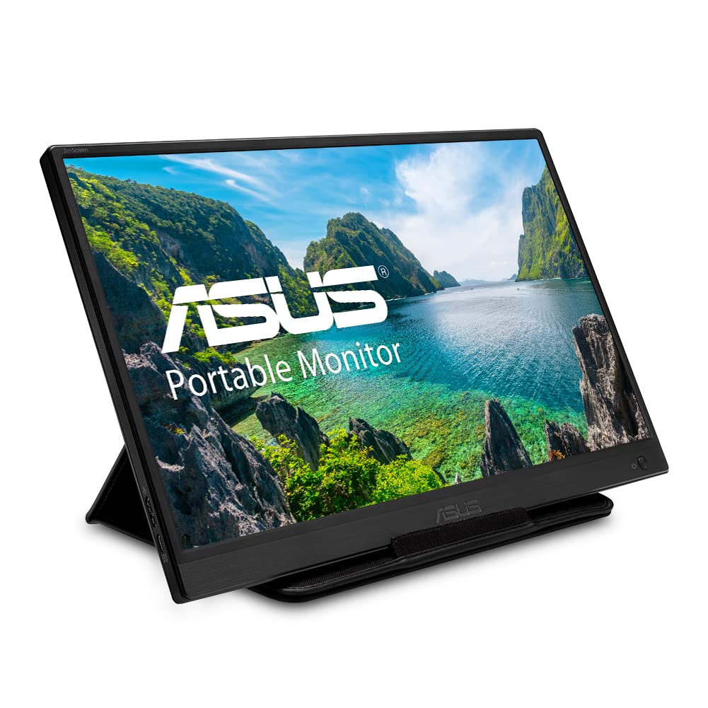 Asus Zenscreen 15.6    Portable Usb Monitor   Narrow Bezel, Micro Usb, Usb Powered External Monitor, Tripod Mountable, Protectiv