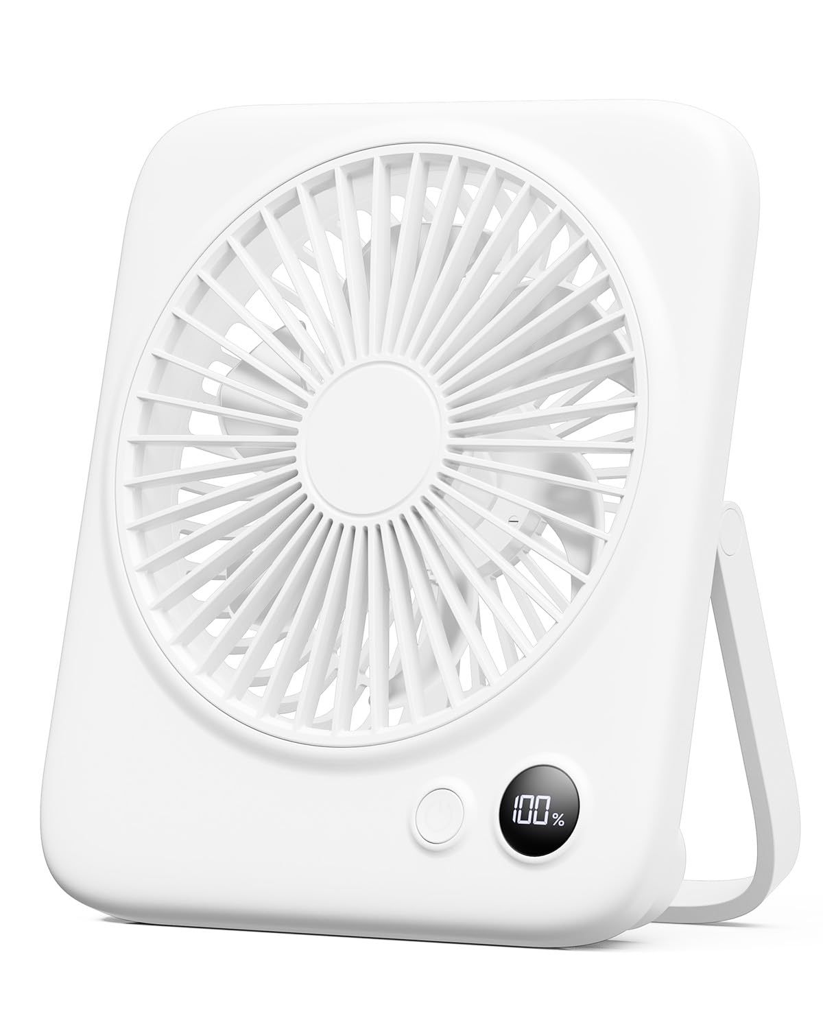 Otlonpe Personal Rechargeable Portable Desk Fan, 4000mAh Small Battery Operated Portable Fans for Travel Sleeping Bedroom Office