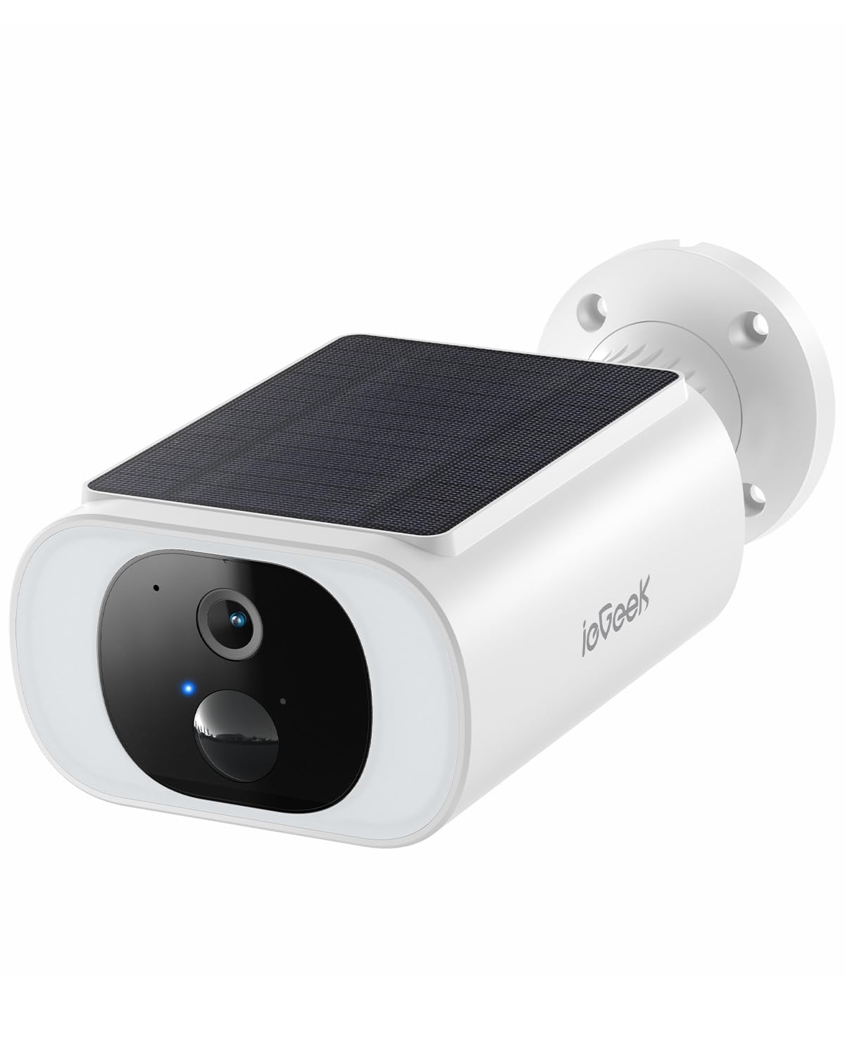 Iegeek Solar Camera Outdoor Wireless, 2K Wifi Battery Powered Cameras System For Home Security With Embedded Solar Panel, Ai Mot