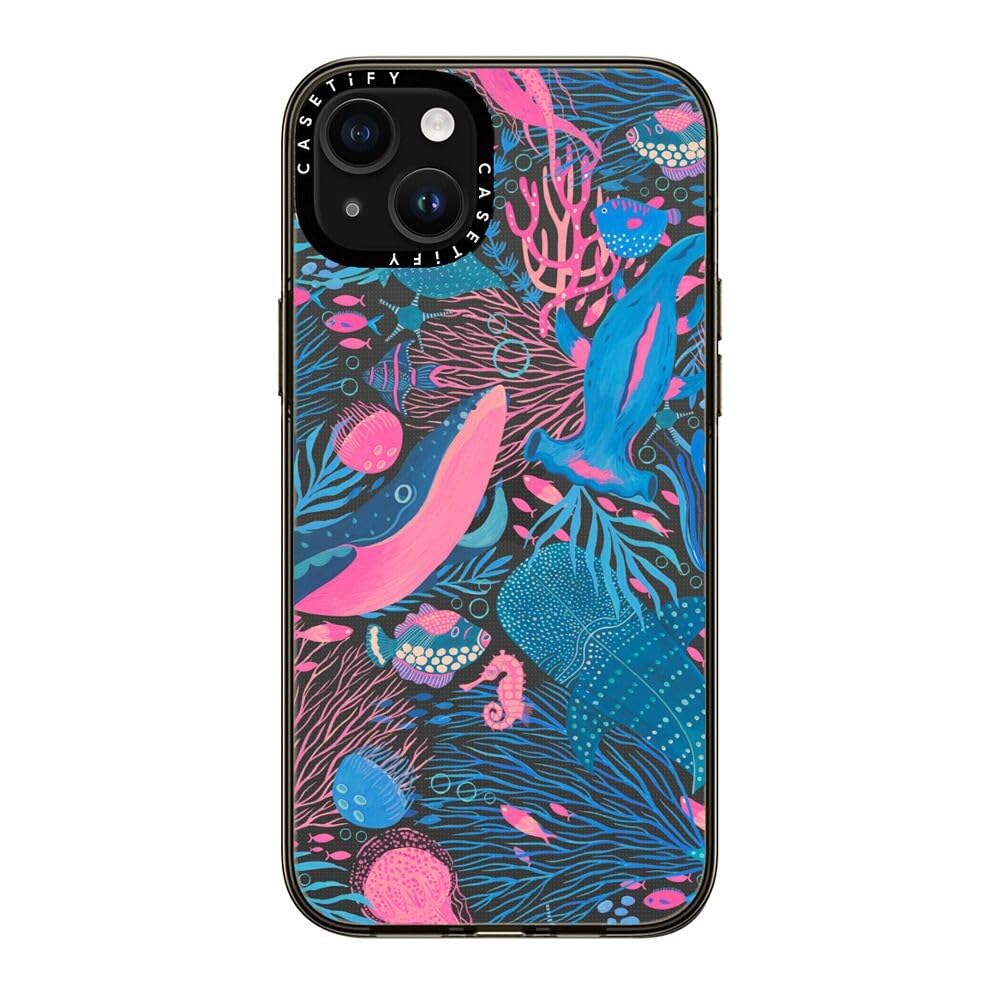 Casetify Compact Iphone 15 Plus Case [2X Military Grade Drop Tested / 4Ft Drop Protection]   Animal Prints   Under The Sea By Gr
