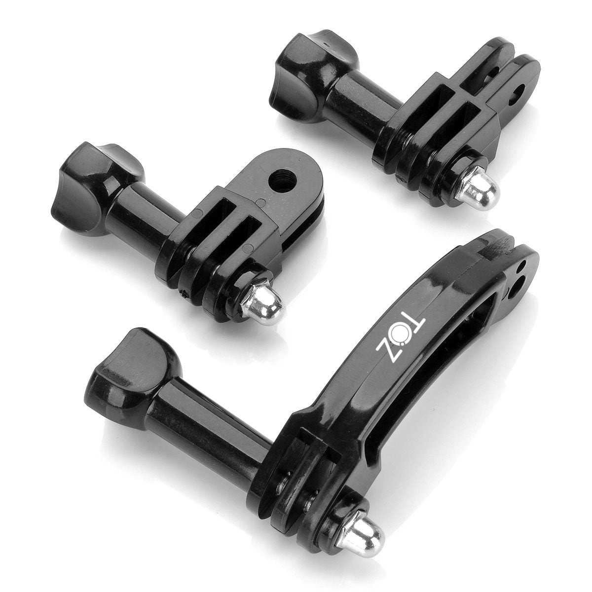 Toz Tzn S03 Universal Rotary Extension Arm Mount Set For Gopro Hero 7 6 5 4 3 3+ 2 1, Gopro Accessories Kit Extension Arm Adapter Pivot Arm Thumbscrew