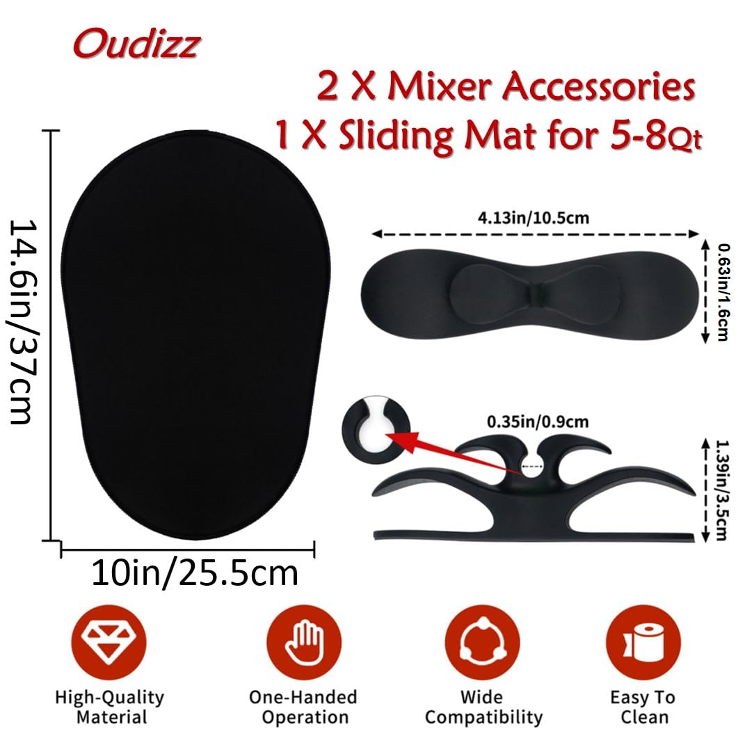 Mixer Mover Sliding Mats For Kitchen Aid Stand Mixer With 2 Mixer Accessories Slider Mat Pad Kitchen Appliance Slide Mats Pads C