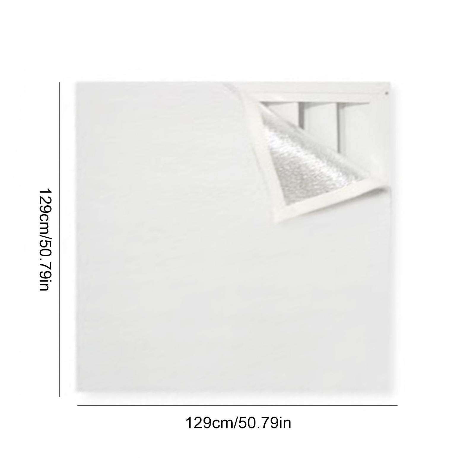 Attic Armour Attic Fan Cover, Door Whole House Attic Ceiling Fan Shutter Seal Cover, Whole House Fan Cover, 129 * 129Cm