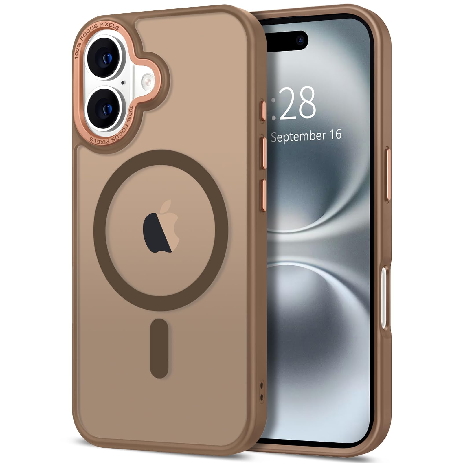 Hython Case for iPhone 16 Plus Case Magnetic Translucent Matte Phone Cases 6.7  [Compatible with MagSafe] Thin Slim Fit Shockpro