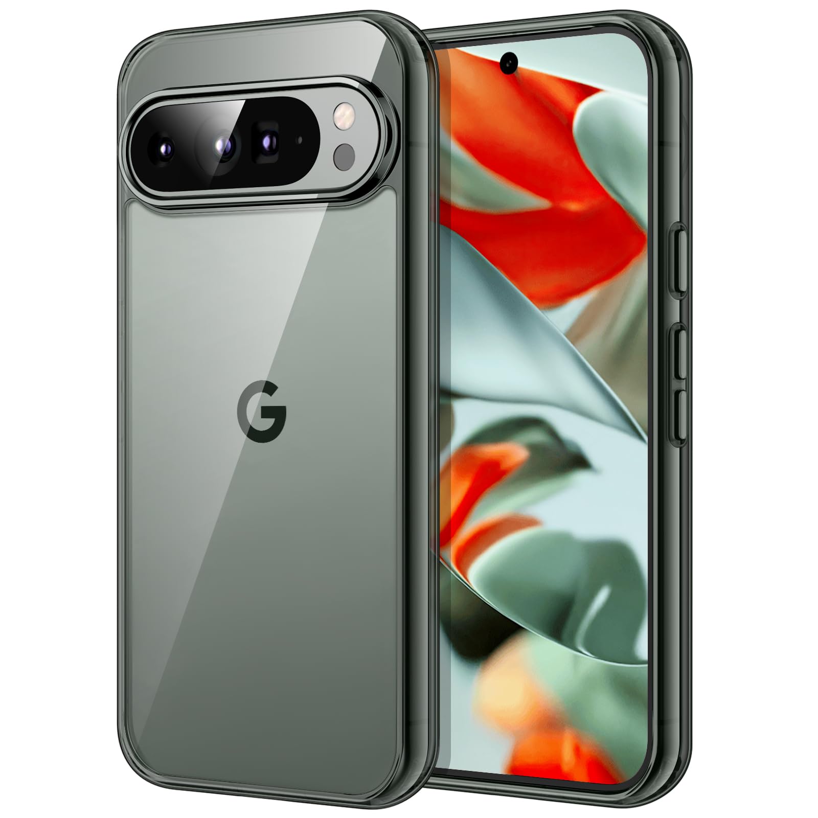 JETech Case for Google Pixel 9 Pro XL 2024, Non-Yellowing Shockproof Bumper Protective Phone Cover, Anti-Scratch Hard PC Back (H