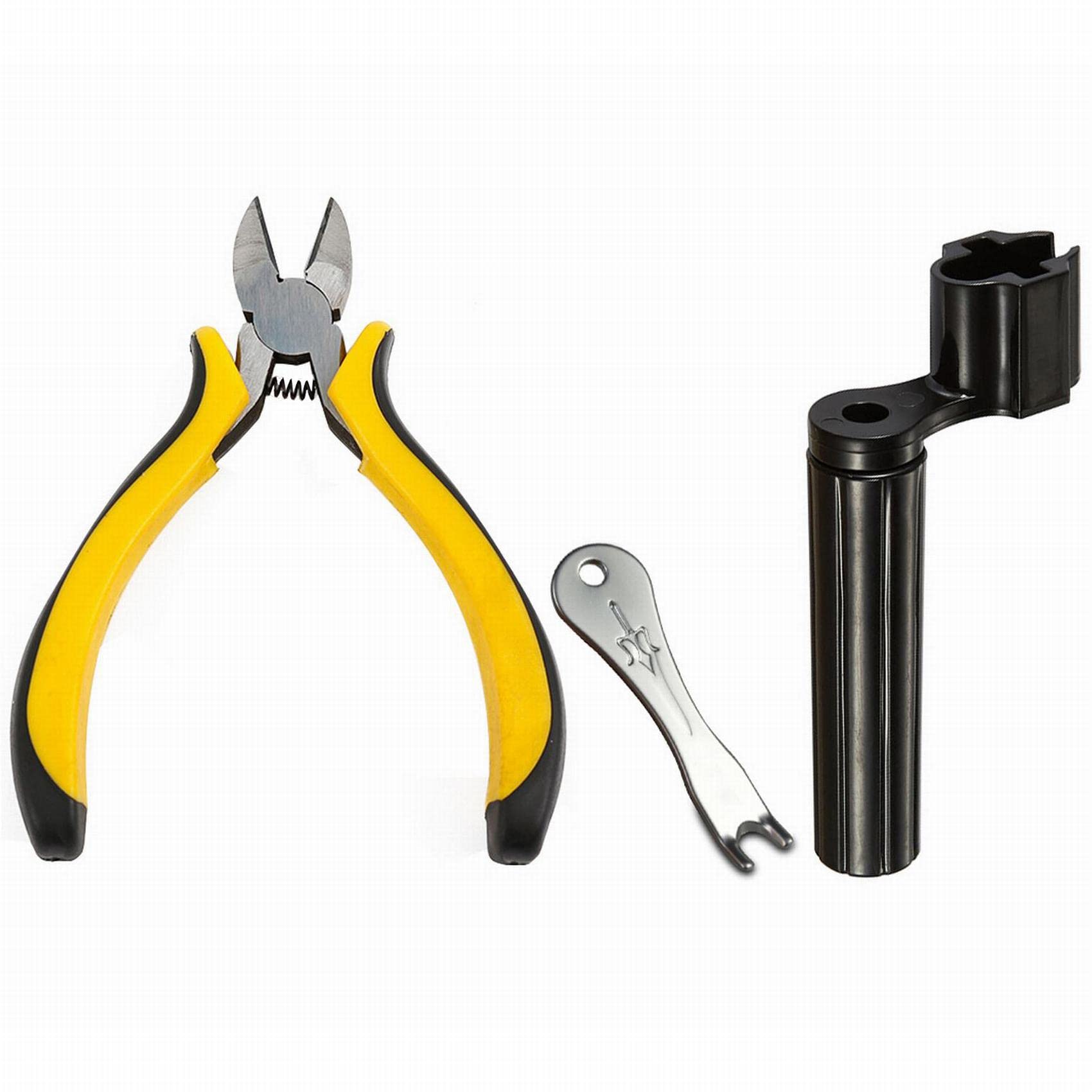 PANSHIYON Guitar Repair Kit, 3 Pieces Guitar Repair tools including 2 in 1 String Winder,String Cutter and Pin Puller for Acoust