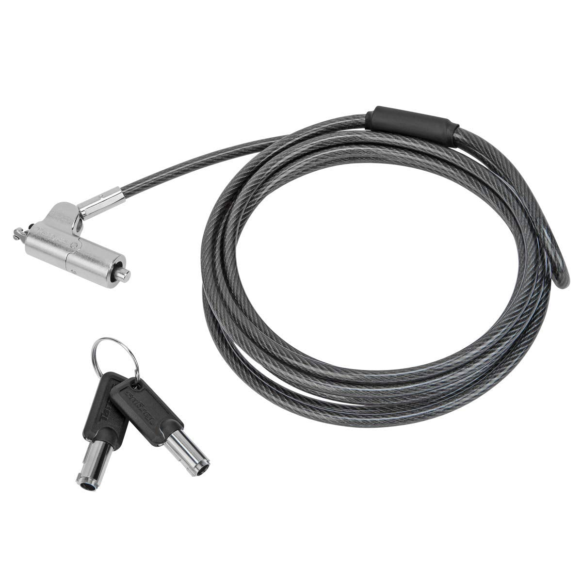 Targus Defcon Trapezoid Keyed Cable Lock For Laptop Computer And Desktop Security - 1 Pack (Asp65Glx)