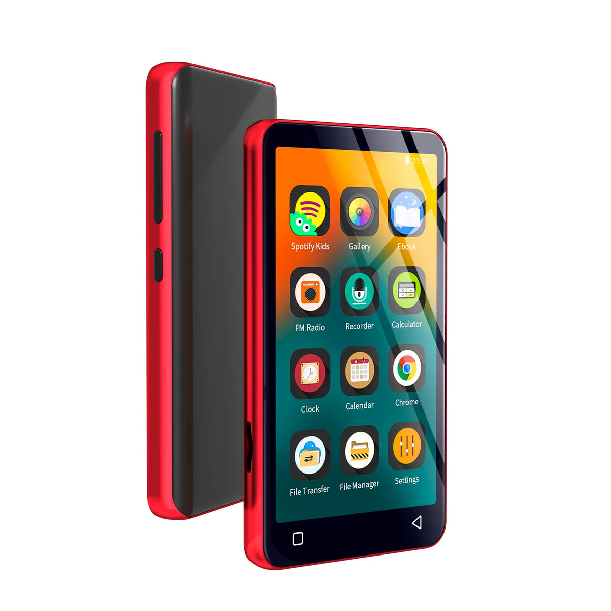 80Gb Mp3 Player With Bluetooth And Wifi, Mp4 Mp3 Player With Spotify 4'' Full Touch Screen, Android Streaming Music Player With 