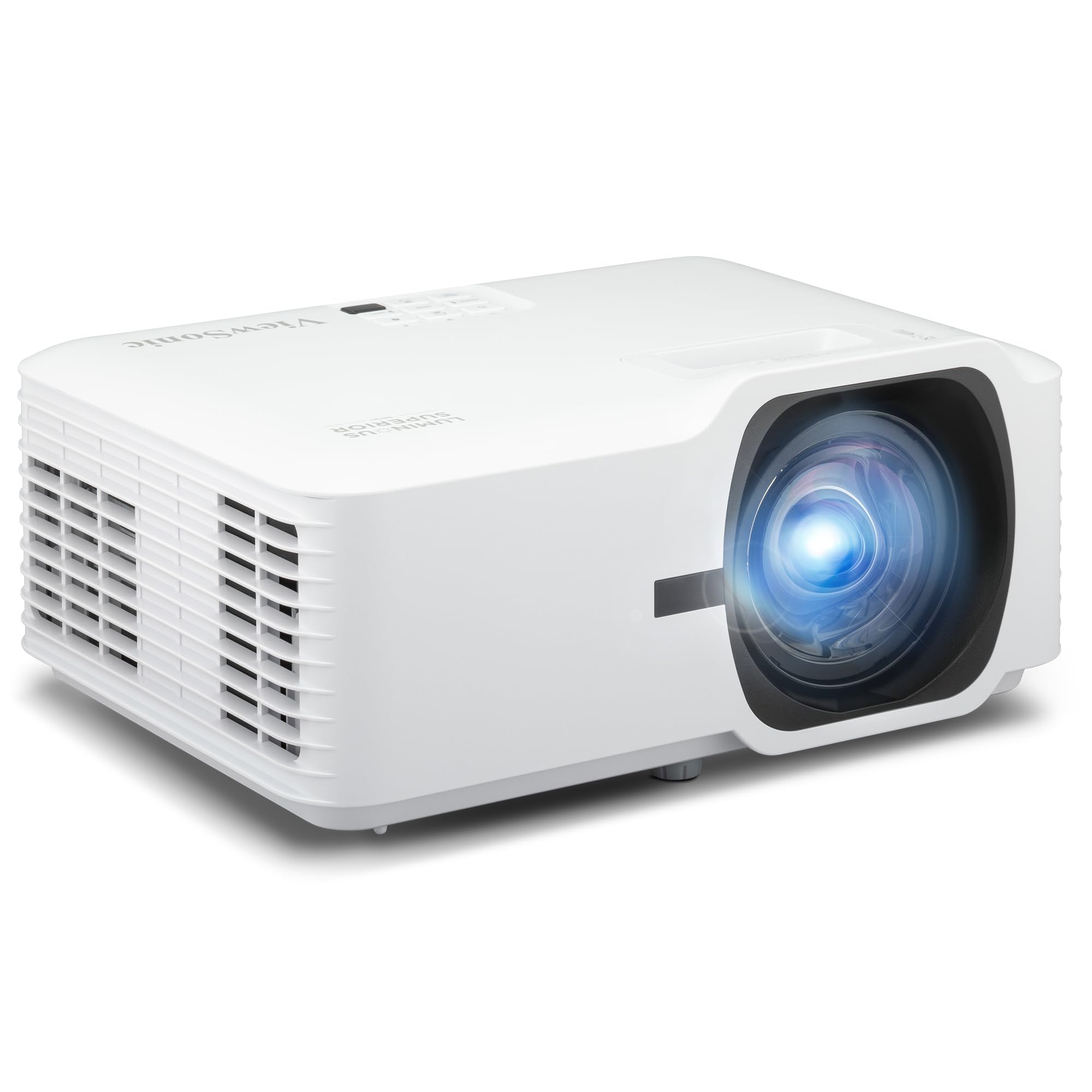 ViewSonic LSD400HD-ST 4000 Lumens 1080p Short Throw Laser Projector, H/V Keystone and 360-Degree Projection for Flexible Setup,