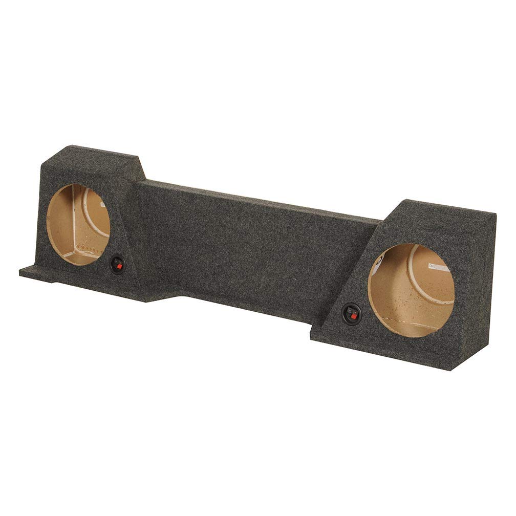 Q Power Dual 10'' Sub Box For 2007 2013 Chevy Silverado Or Gmc Sierra Full Size Extended Cab High Transmission Trucks