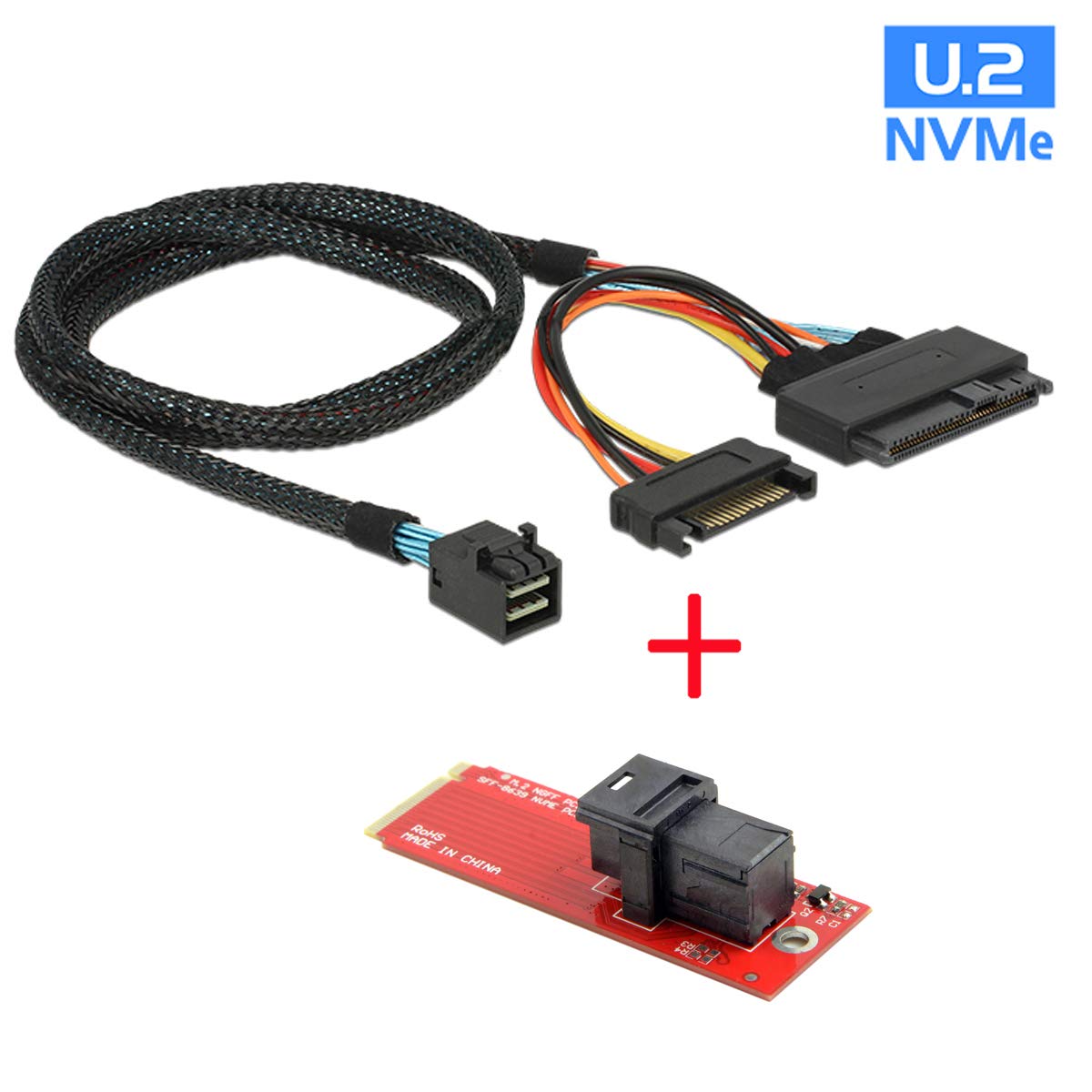 Chenyang Cy M.2 To U.2 U2 Kit Sff 8639 Nvme Pcie Ssd Adapter & Cable For Mainboard Intel Ssd 750 P3600 P3700 M.2 Sff 8643