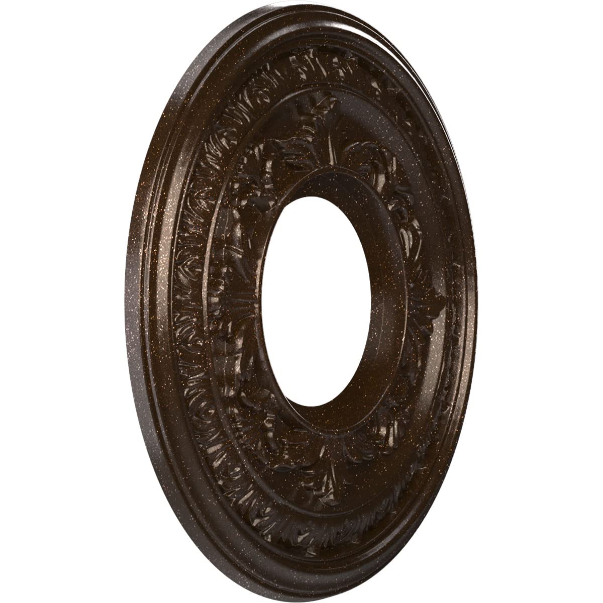 Ekena Millwork Cmp10Baamb Baltimore Thermoformed Pvc Ceiling Medallion (Fits Canopies Up To 4 1/4''), 10''Od X 3 1/2''Id X 3/4''