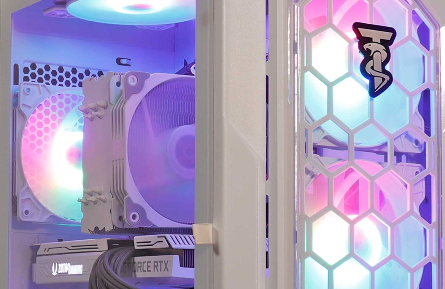 Viprtech Ghost Gaming Pc Desktop Computer - Amd Ryzen 5 5600G (12-Lcore 4.4Ghz), Rtx 3060 12Gb, 16Gb Ddr4 Ram, 512Gb Nvme Ssd, V