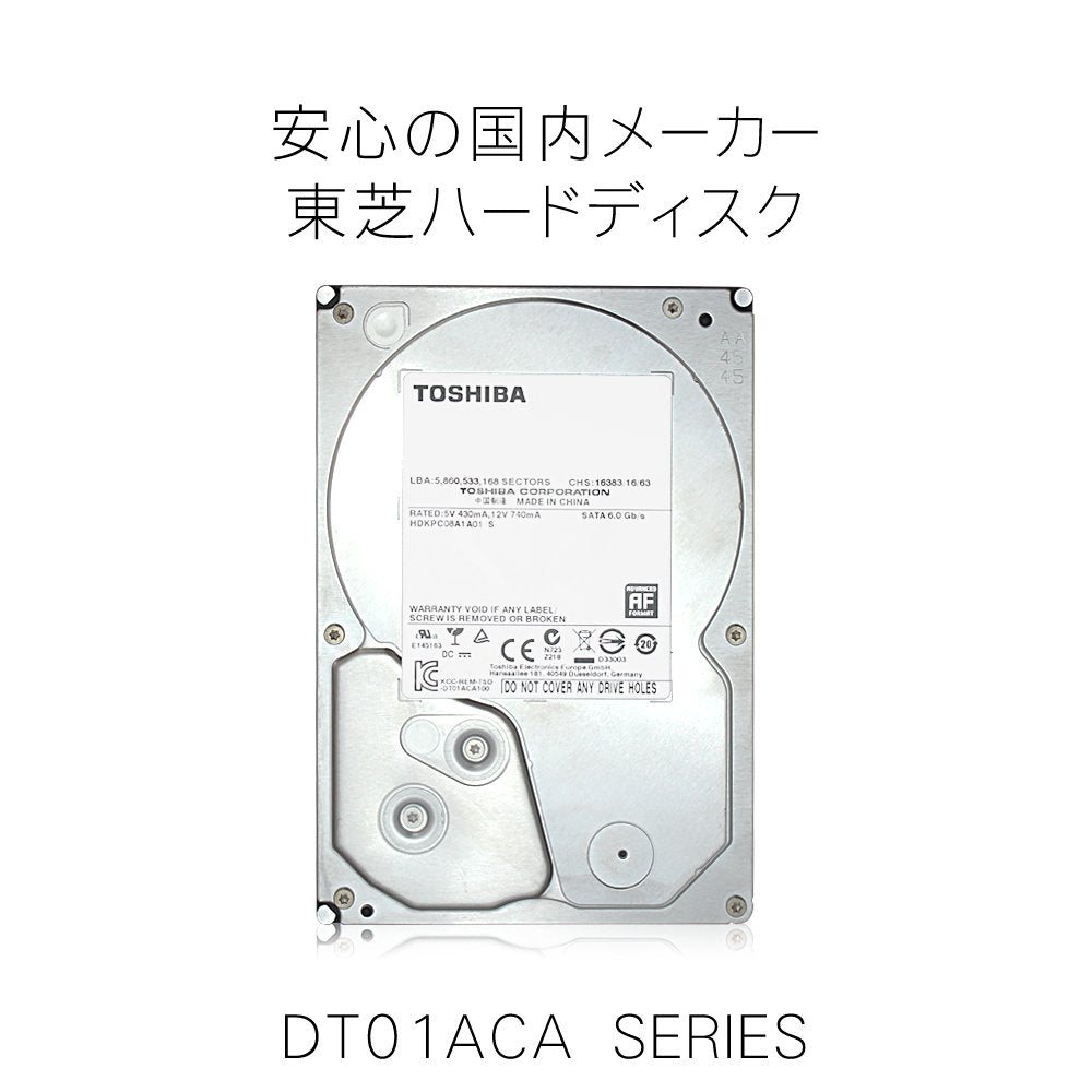 Toshiba DT01ACA100 1tb 7200rpm 3.5inch Sata 6gbps 32mb Cache Hard Dri