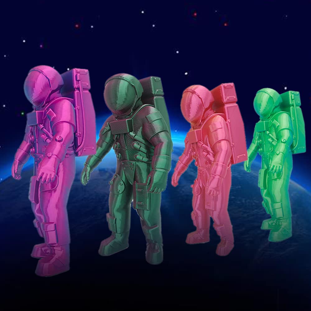 Yousu Silk Dual Color Pla Filament 3D Filament Coextrusion Pla Multicolor Pla Filament 1.75Mm (