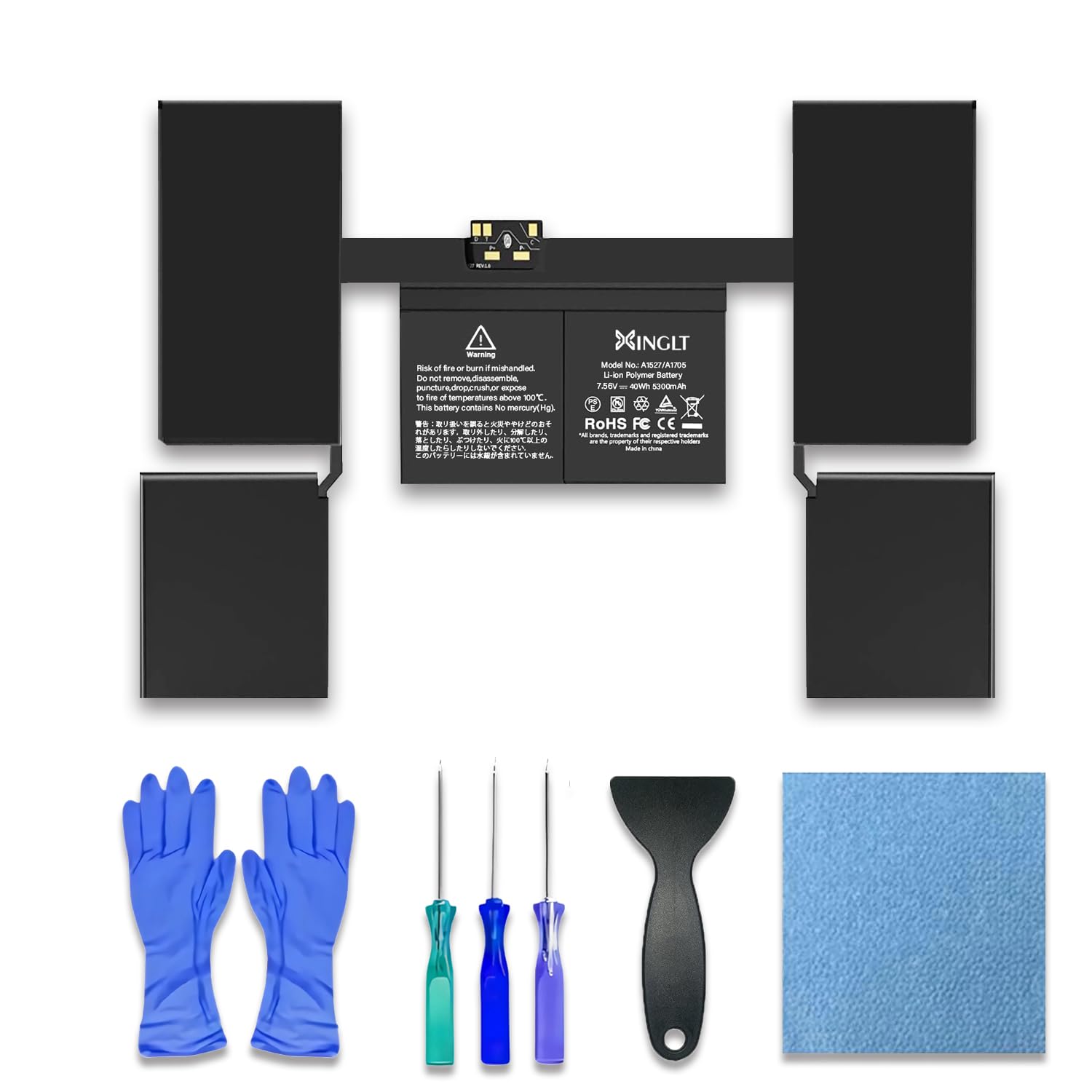 Xinglt A1534 A1705 Battery, A1527 A1705 Replacement Battery Compatible With Macbook 12 Inch Retina Laptop A1534 A1705(Early 2015