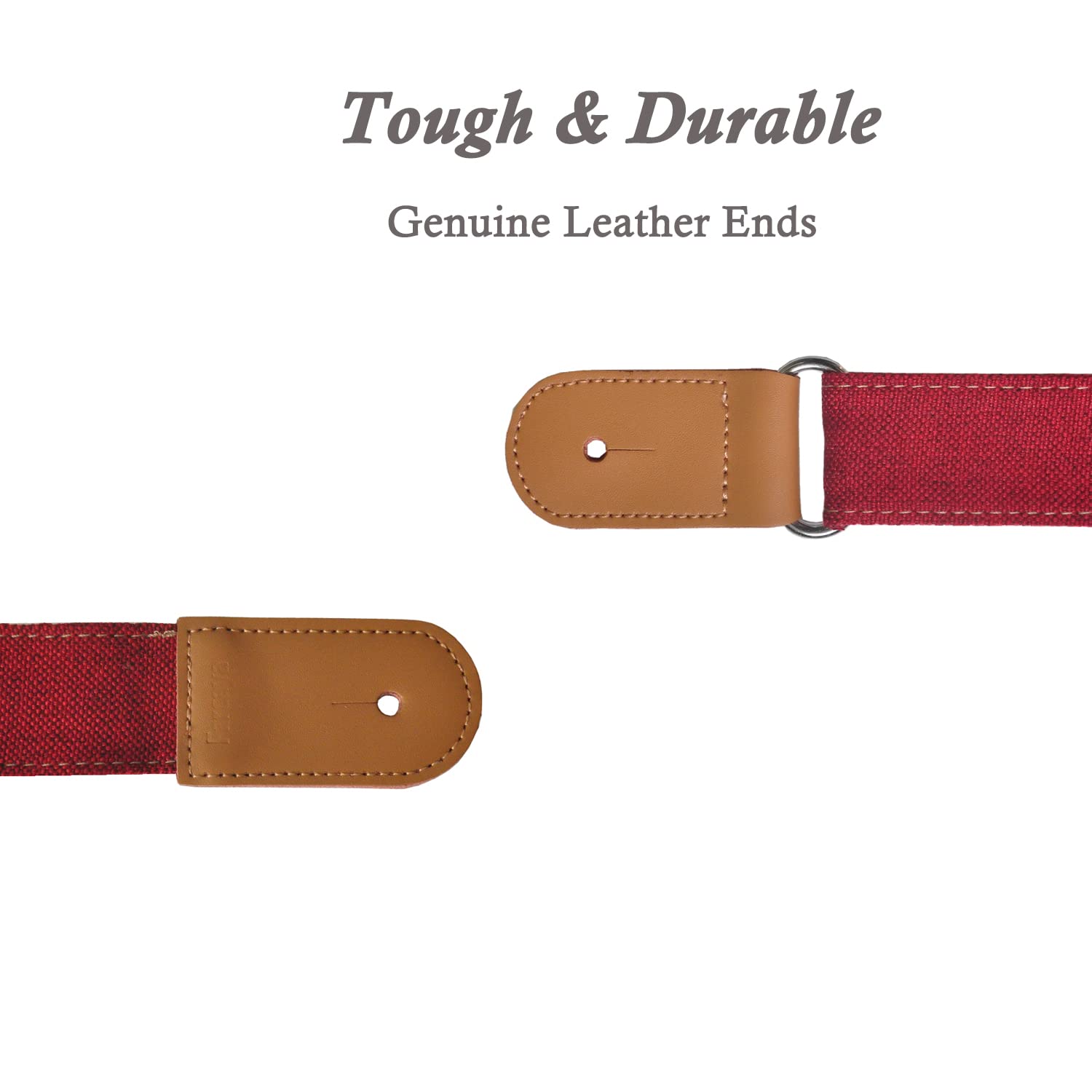 Farcaya Ukulele Strap Soprano Concert Tenor Baritone Banjo Mandolin Cotton Linen Leather Ends Uke Musical Instrument Accessories