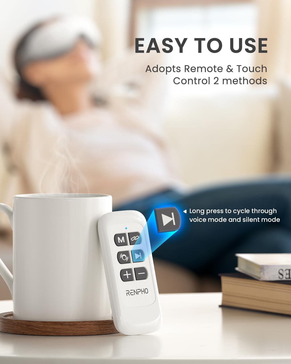 Fsa Hsa Eye Massager, Renpho Eyeris 1 Eye Massager, Christmas Birthday Gifts, Eye Massage Mask With Remote, Heat, Compression Fo