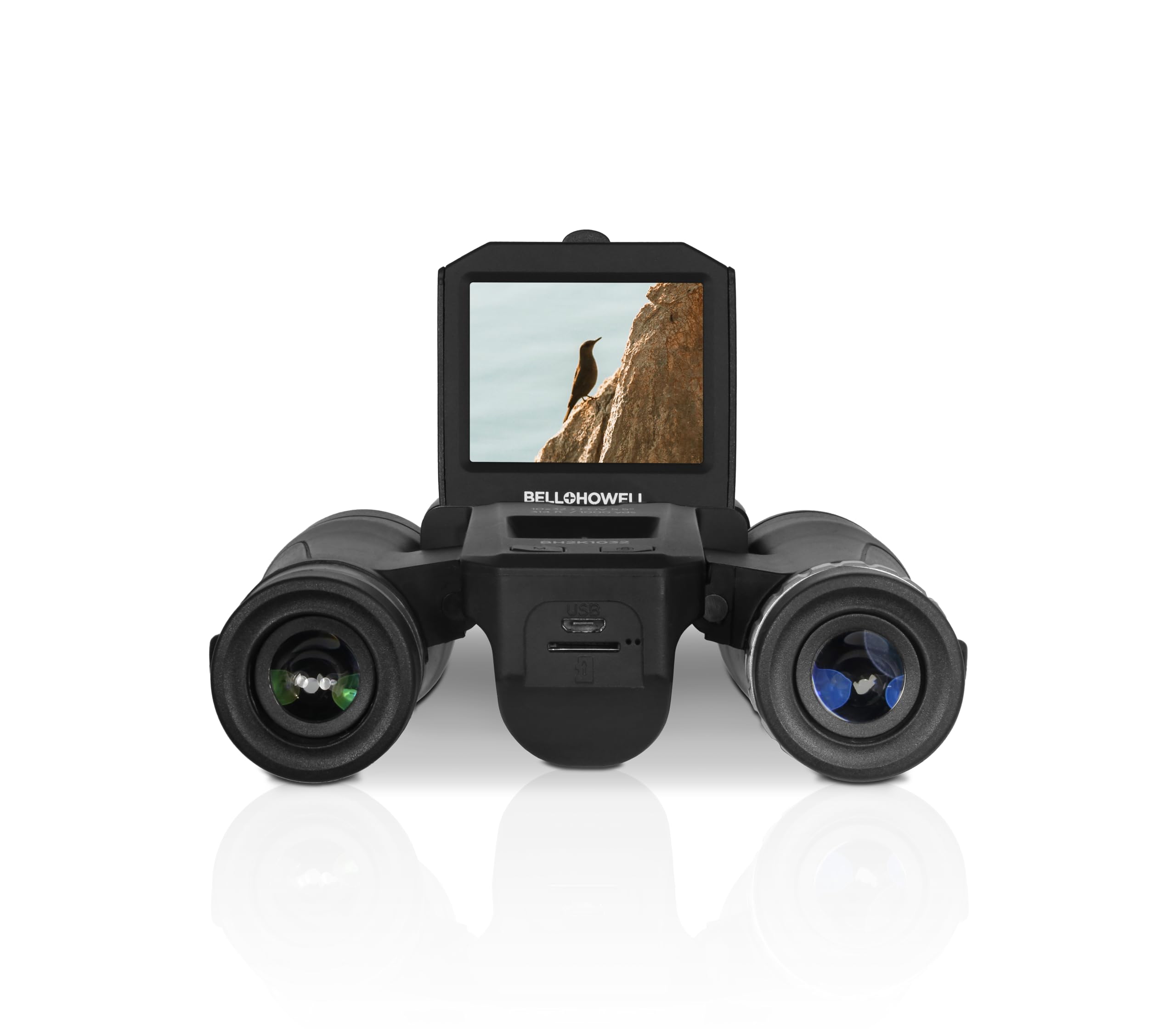 Bell+Howell Bh2K1032 10X32 Binoculars W/2.7K Quad Hd Video Camera