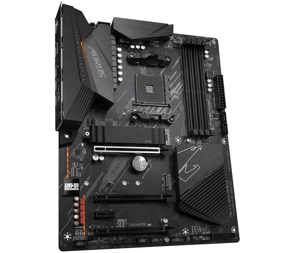 Gigabyte B550 Aorus Elite (Am4 Amd/B550/Atx/Dual M.2/Sata 6Gb/S/Usb 3.2 Gen 2/2.5 Gbe Lan/Realtek Alc1200/Hdmi/Dp/Pcie4.0/Ddr4/G