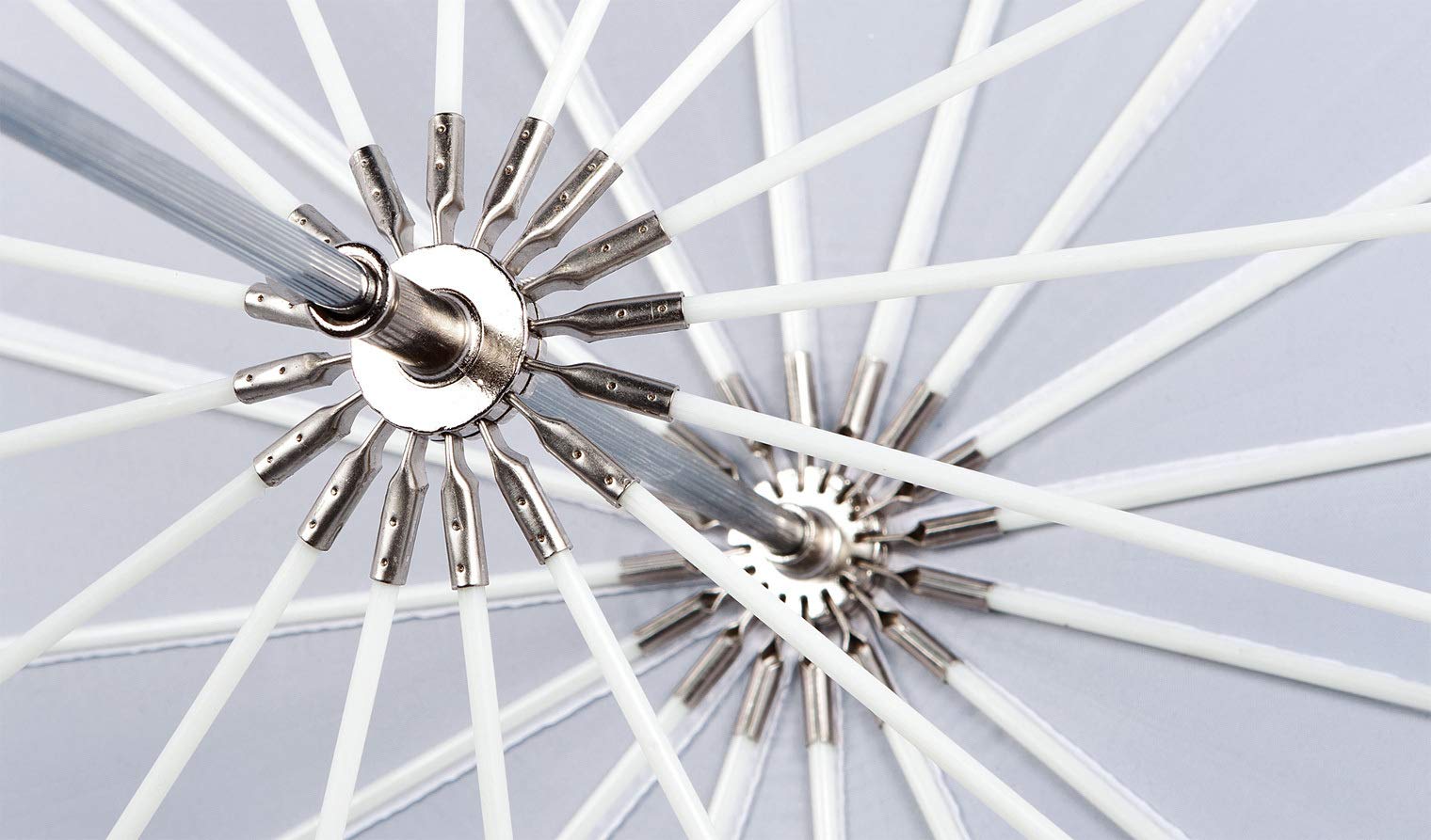 Westcott 4632 7-Feet White Diffusion Parabolic Umbrella