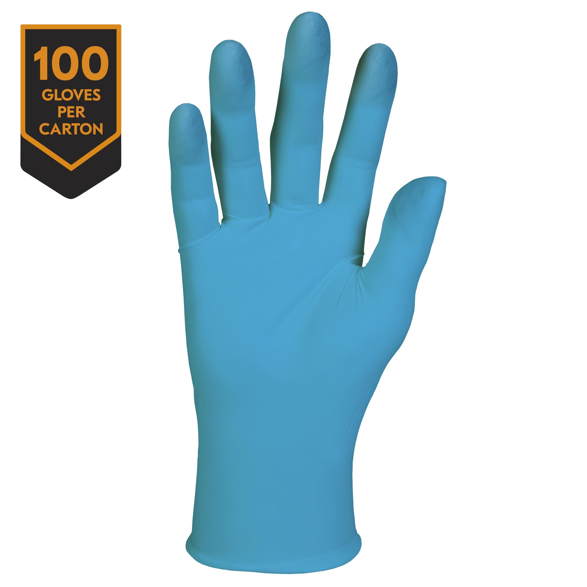 Kleenguard G10 Blue Nitrile Gloves (57372), Medium (Med.), Powder Free, 6 Mil, Ambidextrous, Thin Mil, 100 Count (Pack Of 10)