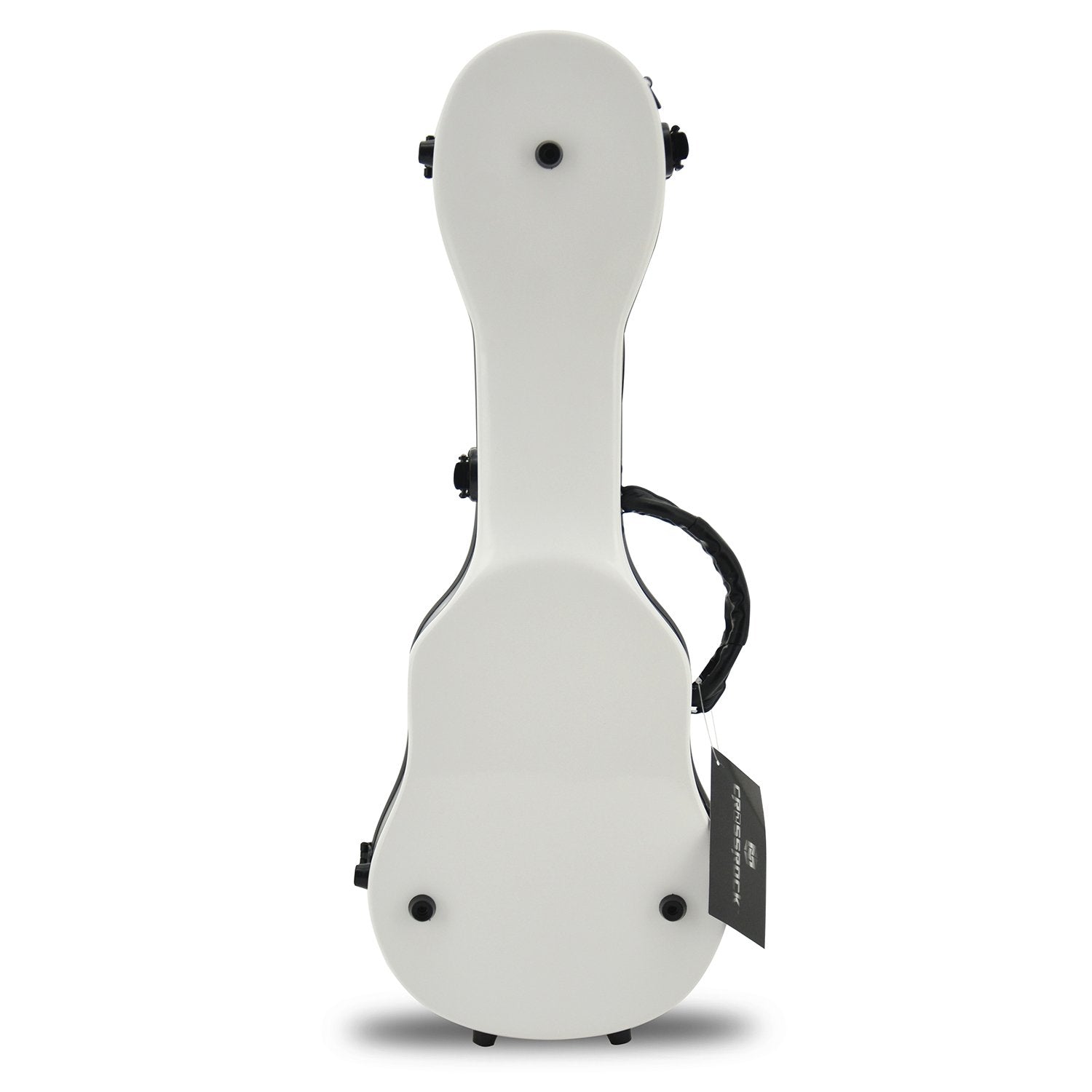 Crossrock Crf1000Suwt Fiberglass Soprano Ukulele Hard-Shell Case, White