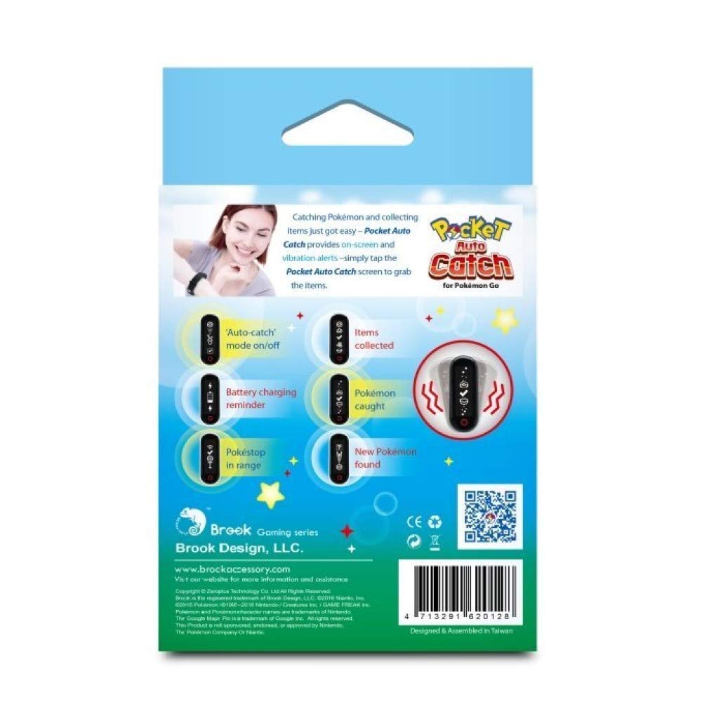 Brook Pocket Auto Catch   Auto Catch Compatible For Pokemon Go Plus, Catching Pokemon And Collecting Items Just Got Easy