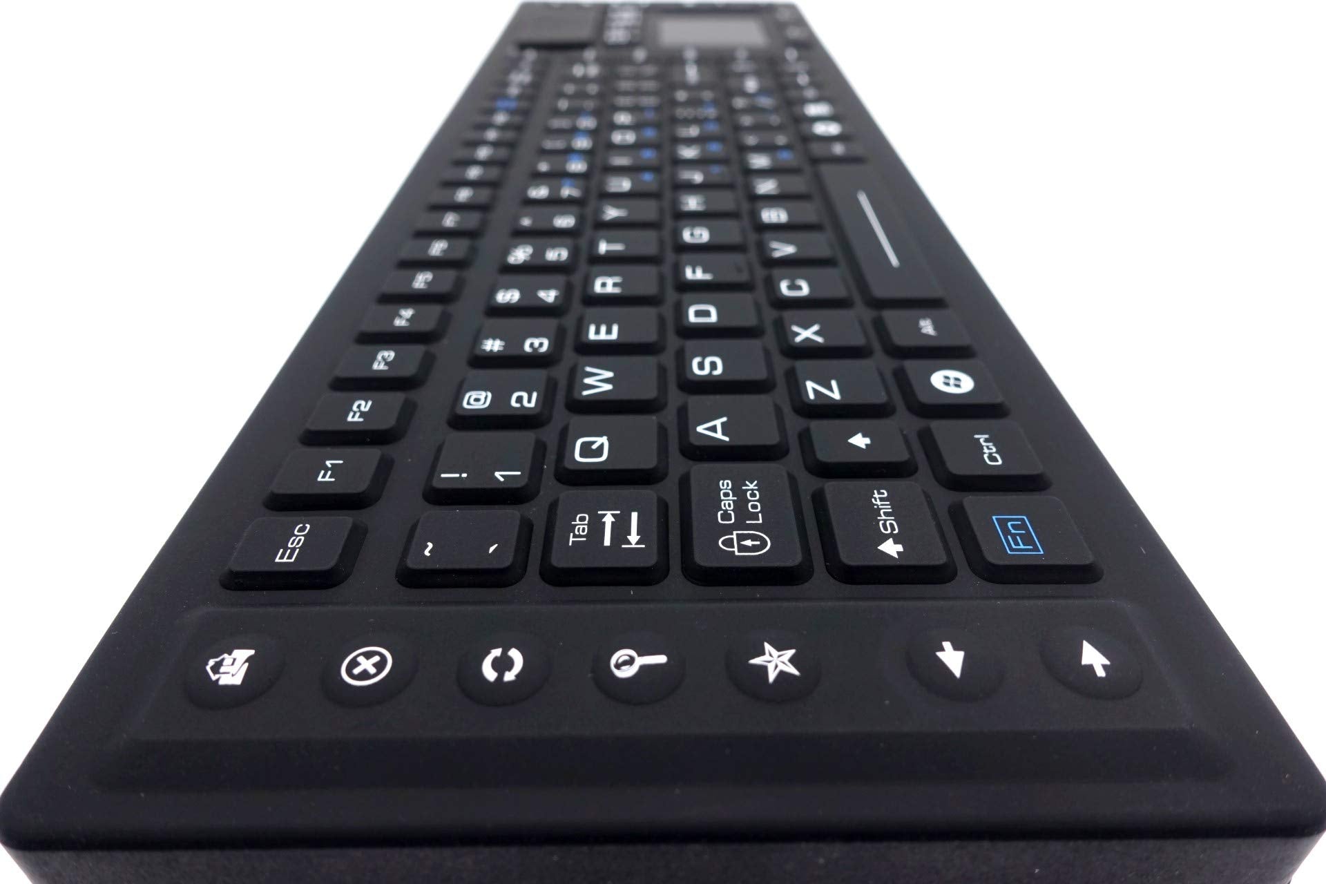 Dsi Rf Wireless Keyboard With Touchpad Ip67 Waterproof Silicone Black Tbk104