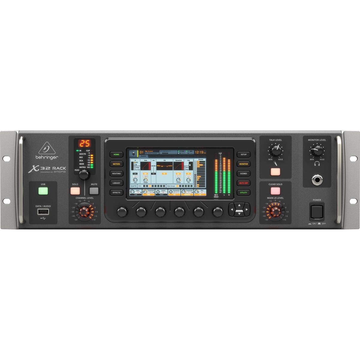 Behringer X32 Rack Digital Mixer - Black, Compact Design, Professional ...