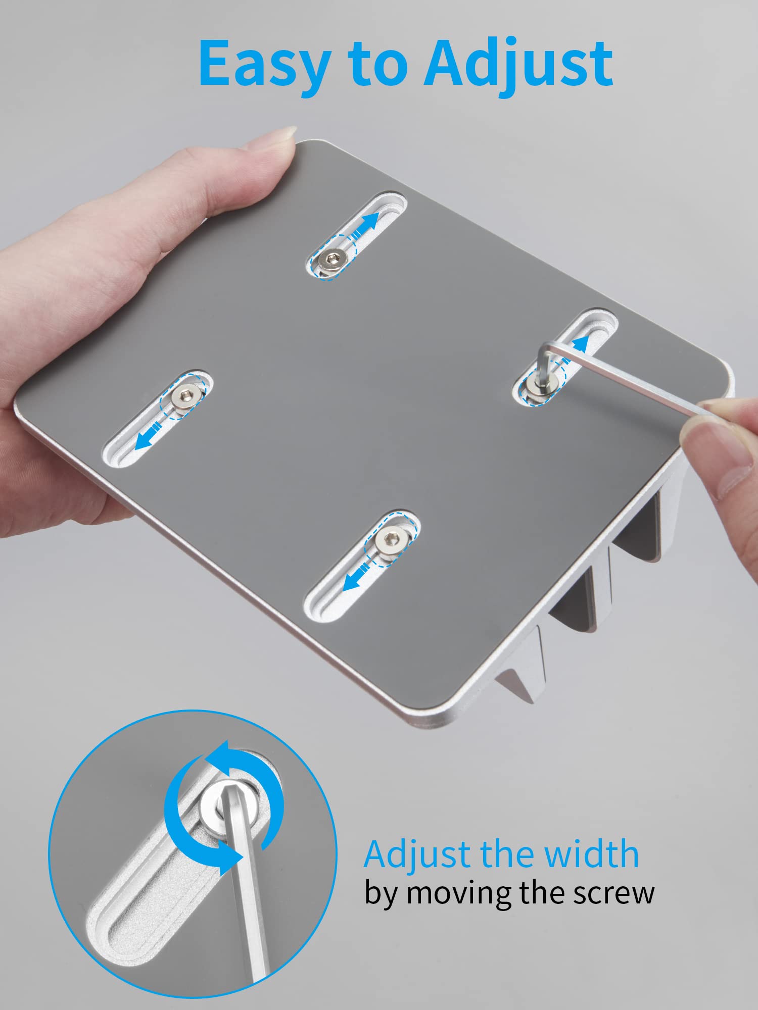 Jarlink Vertical Laptop Stand Holder, Aluminum Double Desktop Stand Holder With Adjustable Dock (Up To 17.3 Inch), Compatible Wi