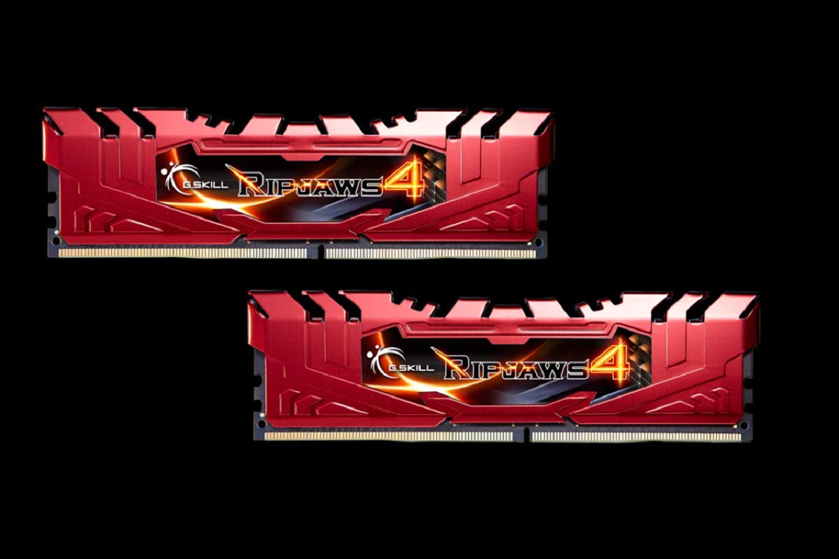 G.SKILL Ripjaws 4 Series 8GB (2 x 4GB) 288-Pin DDR4 SDRAM DDR4 2400 (PC4 19200) Memory Kit Model F4-2400C15D-8GRR
