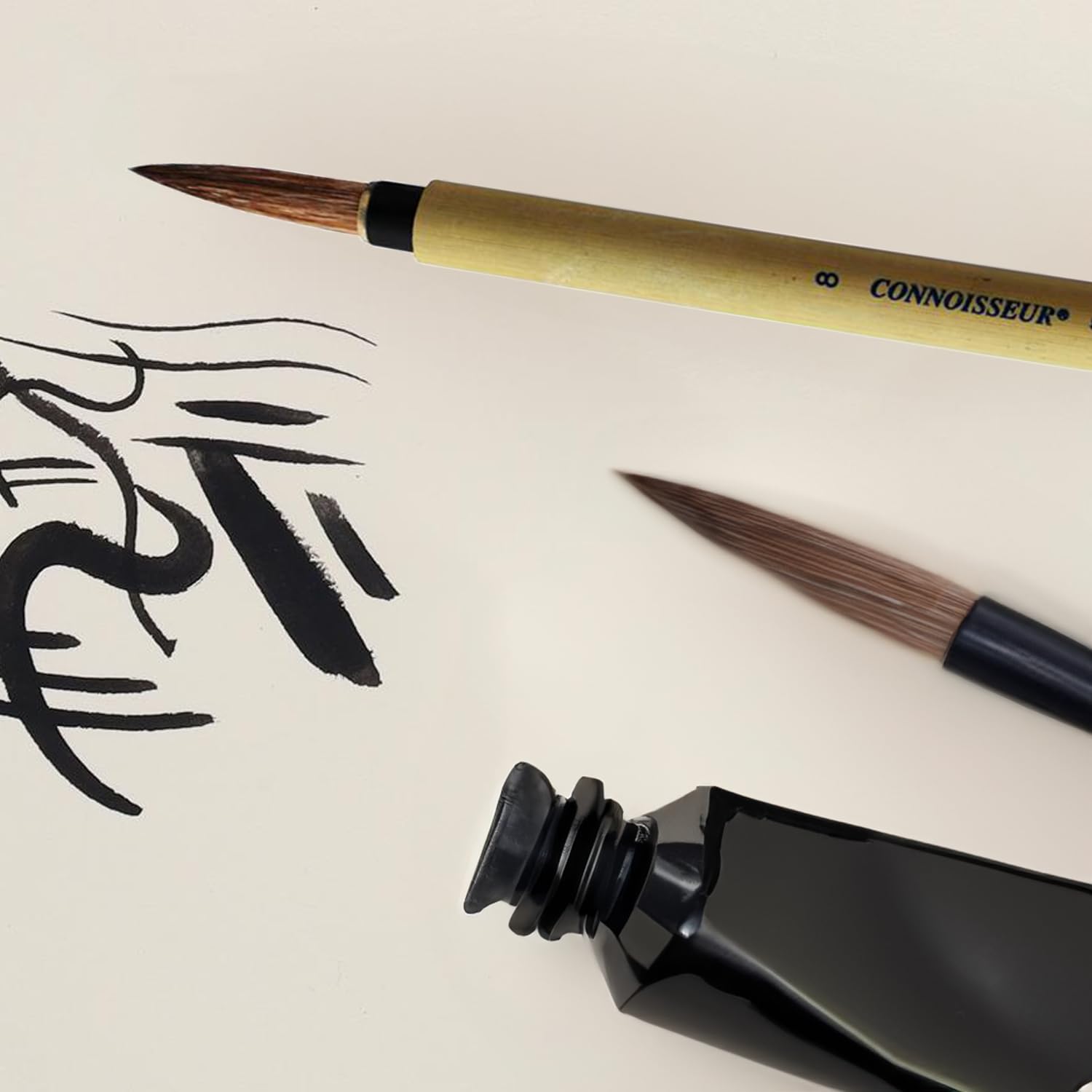 Connoisseur Bamboo Watercolor Brush #8