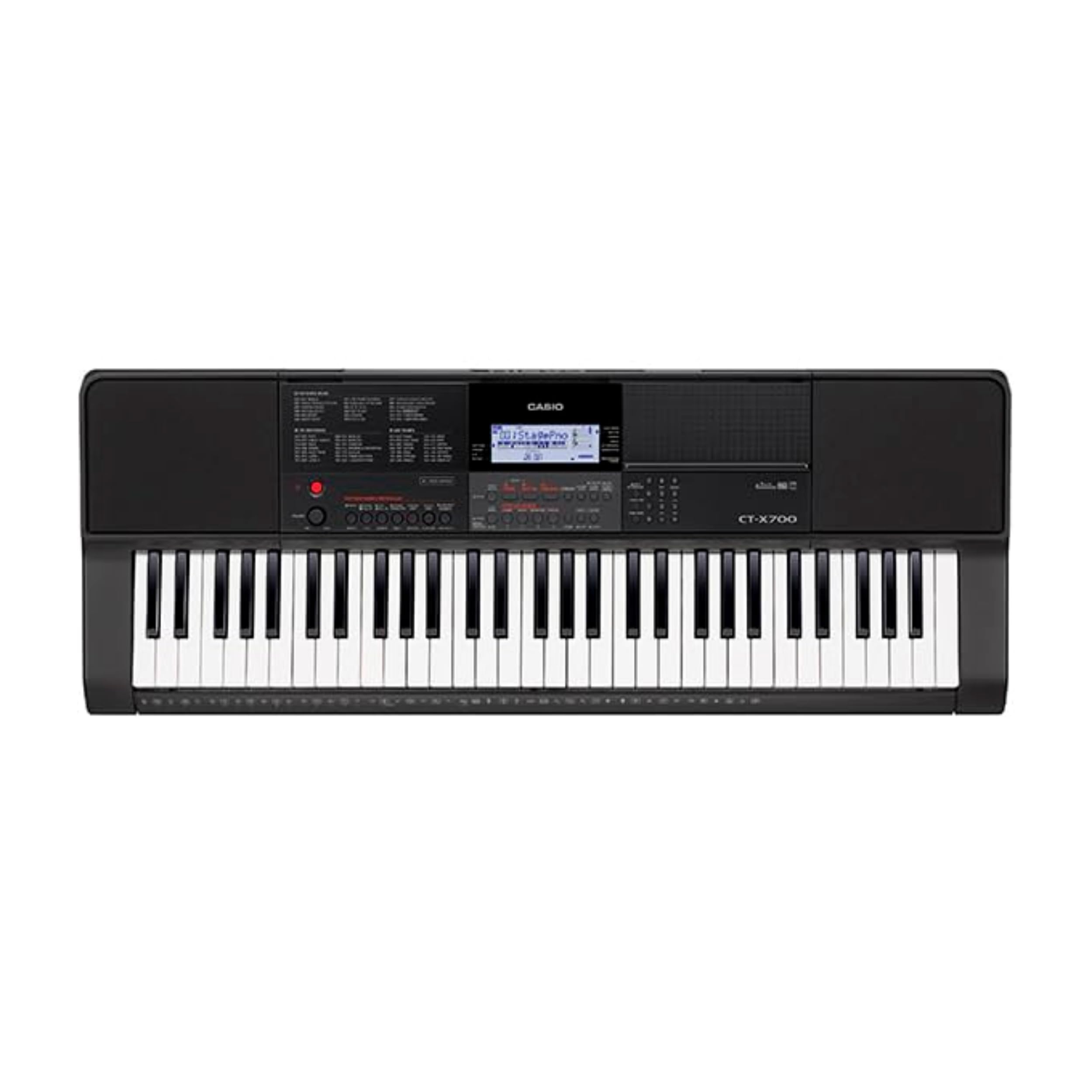Casio Ct X700 61 Key Portable Keyboard, Black