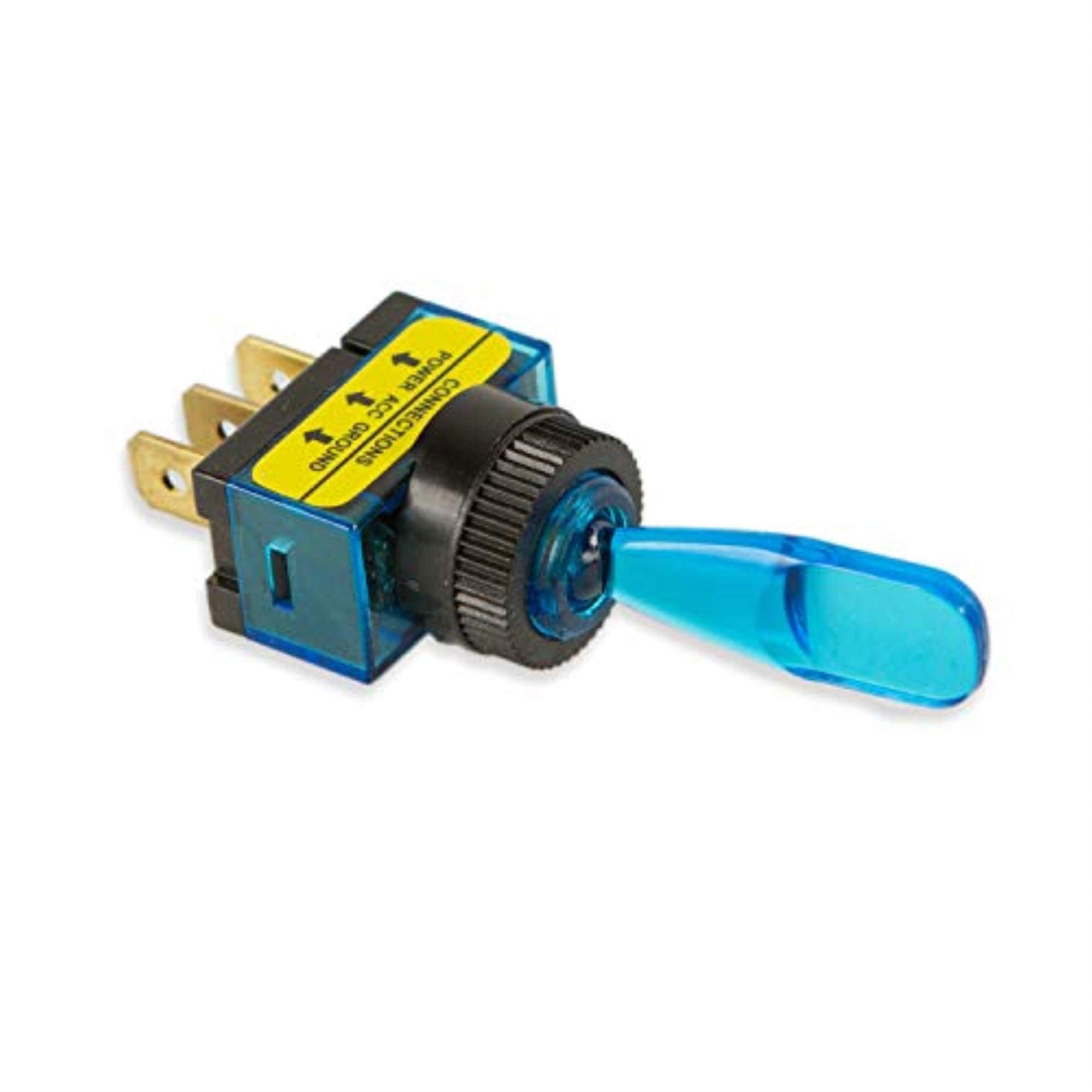 Wirthco Battery Doctor 20503 Blue On/Off 20 Amp Illuminated Toggle Switch