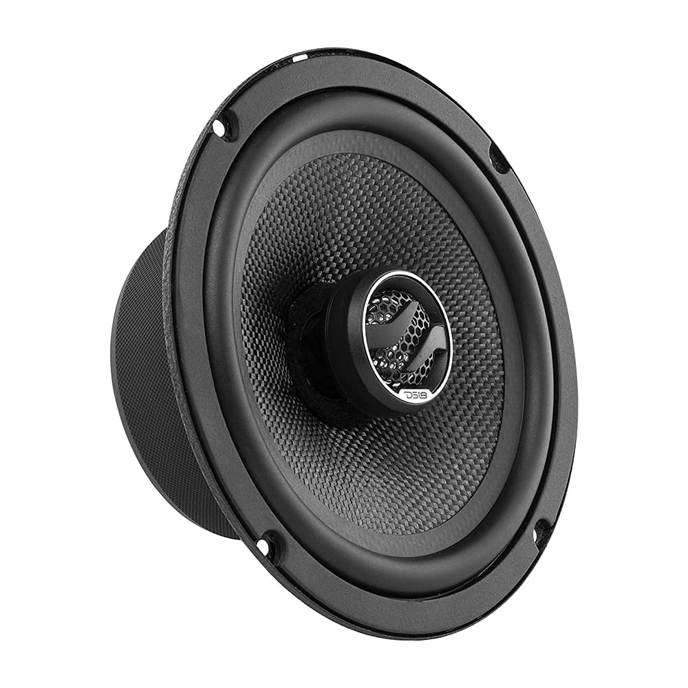Ds18 Zxi-654 6.5 Car Audio Coaxial Car Speakers With Built In Neodymium Tweeter And Kevlar Cone 2 Way 240 Watts Max 4 Ohm - Car