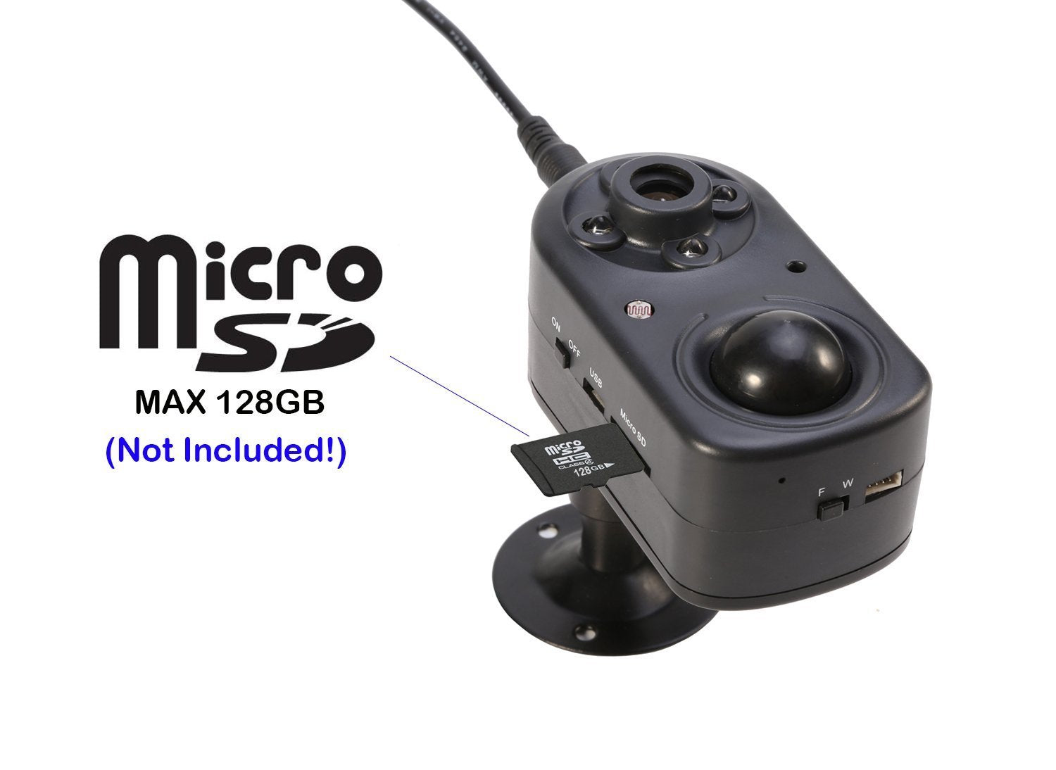 Eoqo Hack-Proof 1080P Battery-Powered Home Office Security Camera | Standalone Dvr | Night Vision, Pir Motion Detection, Long St