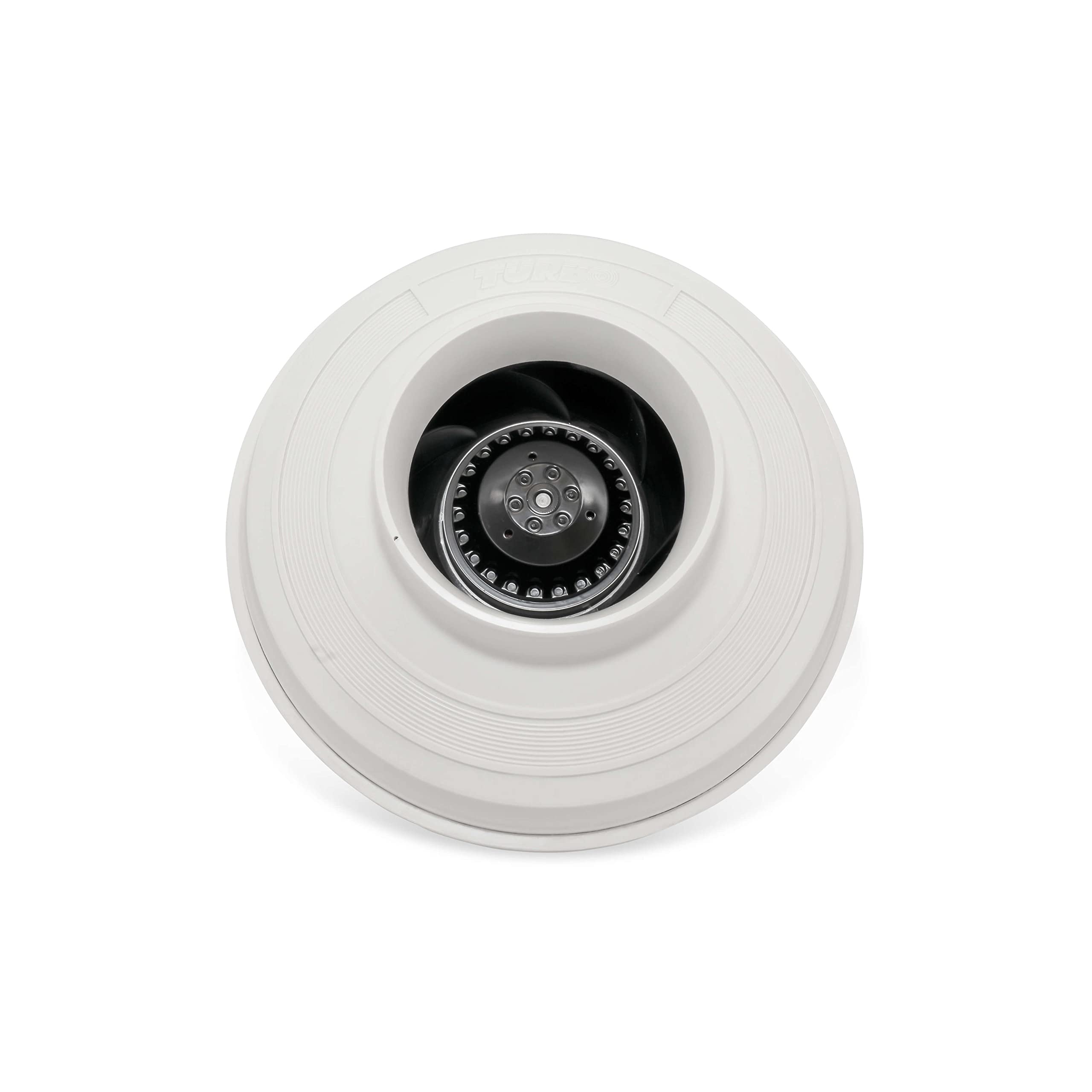 Festa AMG Hawk Radon Fan - 6" Quiet Inline Duct Fan, Energy Efficient, Waterproof, White, Glass Reinforced Poly-Resin