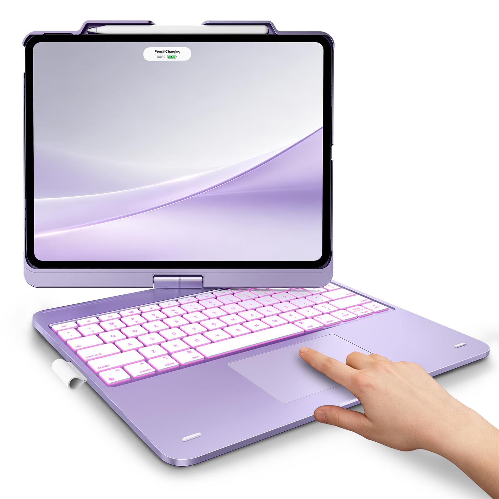 typecase Touch Keyboard Case for iPad Air 13 (M4/M3/M2), 360 Rotatable