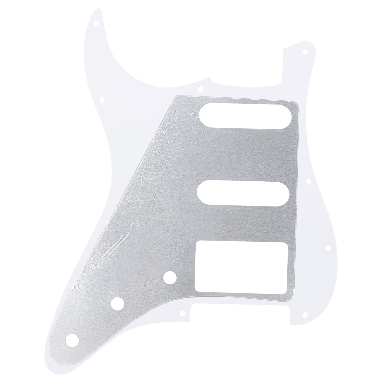 Banworks 4 Ply Strat Hss Pickguard 11-Hole Electric Guitar Pickguard Ssh Scratch Plate For Usa/Mexican Fender Modern Style Stand