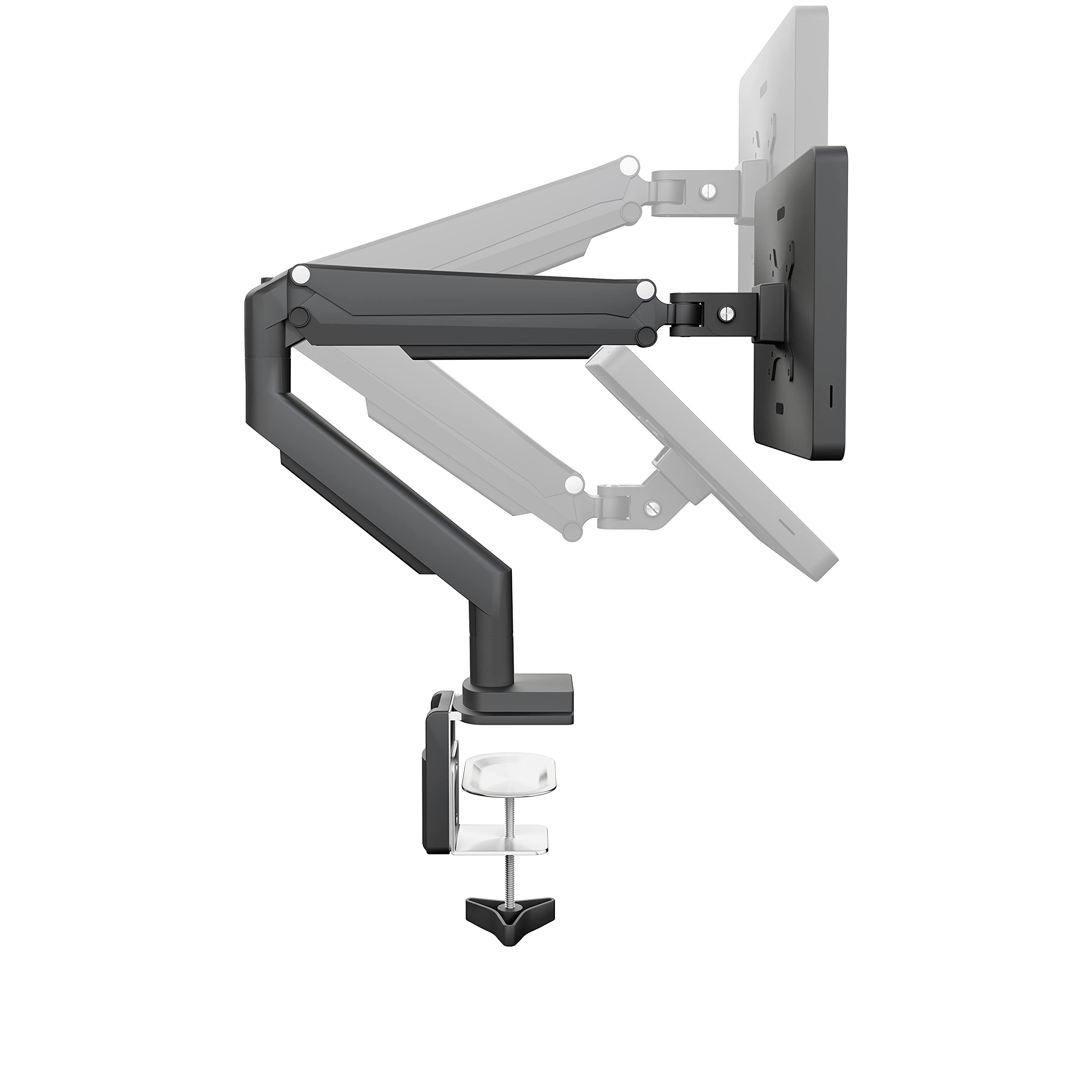 Cta Digital Clamp Tablet Mount   Cta Vesa Compatible Locking Tablet Arm Mount And Usb Hub With Full Cable Management For Most 17
