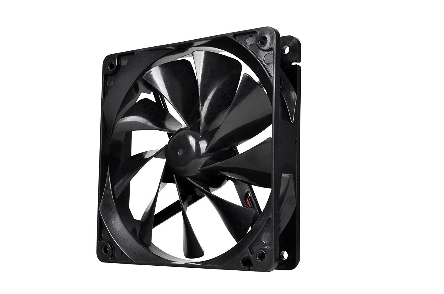 Thermaltake 120Mm Pure 12 Series Black Quiet High Airflow Case Fan Cl F011 Pl12Bl A